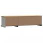 Preview: TV-Schrank VIGO Grau 156x40x40 cm Massivholz Kiefer