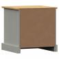 Preview: Nachttisch VIGO Grau 42x35x42 cm Massivholz Kiefer