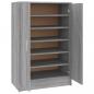 Preview: Schuhschrank Grau Sonoma 60x35x92 cm Holzwerkstoff