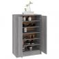 Preview: Schuhschrank Grau Sonoma 60x35x92 cm Holzwerkstoff