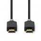 Preview: High Speed ??HDMI ? Kabel mit Ethernet | HDMI? Stecker | HDMI? Stecker | 4K@30Hz | ARC | 10.2 Gbps | 20.0 m | Rund | PVC | Anthrazit | Verpackung mit Sichtfenster