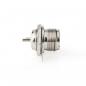 Preview: PL259 Stecker | Gerade | Buchse | Vernickelt | 75 Ohm | Chassis | Kabeleingangsdurchmesser: 5.0 mm | Metall | Silber | 25 Stück | Plastikbeutel