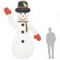 Preview: Aufblasbarer Schneemann mit LEDs 370 cm