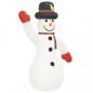 Preview: Aufblasbarer Schneemann mit LEDs 370 cm