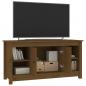 Preview: TV-Schrank Honigbraun 103x36,5x52 cm Massivholz Kiefer