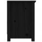 Preview: TV-Schrank Schwarz 103x36,5x52 cm Massivholz Kiefer