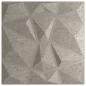 Preview: Wandpaneele 24 Stk. Betongrau 50x50 cm XPS 6 m² Diamant