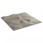 Preview: Wandpaneele 48 Stk. Betongrau 50x50 cm XPS 12 m² Diamant