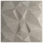 Preview: Wandpaneele 48 Stk. Betongrau 50x50 cm XPS 12 m² Diamant