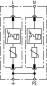 Preview: Dehn + Söhne DG M TN 275 Überspannungsableiter Typ 2 DEHNguard M für einphasige TN-Systeme