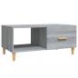 Preview: Couchtisch Grau Sonoma 89,5x50x40 cm Holzwerkstoff