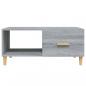 Preview: Couchtisch Grau Sonoma 89,5x50x40 cm Holzwerkstoff