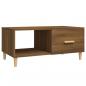 Preview: Couchtisch Braun Eichen-Optik 89,5x50x40 cm Holzwerkstoff