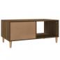 Preview: Couchtisch Braun Eichen-Optik 89,5x50x40 cm Holzwerkstoff