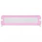 Preview: Kleinkind-Bettschutzgitter Rosa 120x42 cm Polyester