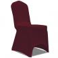 Preview: ARDEBO.de - 50 x Stuhlhusse Stretchhusse Bordeaux