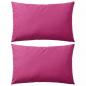 Preview: ARDEBO.de - Gartenkissen 2 Stk. 60 x 40 cm Rosa