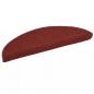 Preview: 15 Stk. Selbstklebende Treppenmatten Nadelvlies 56x17x3cm Rot