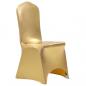 Preview: ARDEBO.de - 6 Stk. Stretch-Stuhlhussen Golden