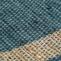 Preview: Teppich Handgefertigt Jute Blau 120x180 cm