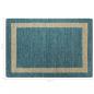 Preview: Teppich Handgefertigt Jute Blau 120x180 cm