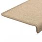 Preview: Teppich-Treppenstufen 15 Stk. 65x21x4 cm Taupe