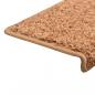 Preview: Teppich-Treppenstufen 15 Stk. 65x21x4 cm Braun