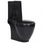 Preview: ARDEBO.de - Keramik-Toilette Abgang Horizontal Schwarz