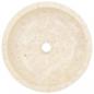 Preview: Waschbecken 40x12 cm Marmor Creme