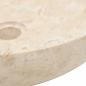 Preview: Waschbecken 40x12 cm Marmor Creme