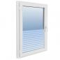 Preview: Fensterfolie Milchglasfolie Streifen Selbstklebend 0,9x5 m