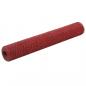 Preview: ARDEBO.de - Drahtzaun Stahl mit PVC-Beschichtung 25x1 m Rot