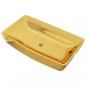 Preview: Waschbecken 71 x 38 x 13,5 cm Keramik Golden