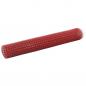 Preview: ARDEBO.de - Drahtzaun Stahl mit PVC-Beschichtung 10x1 m Rot