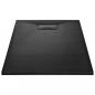 Preview: Duschwanne SMC Schwarz 120×70 cm