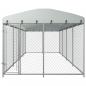 Preview: Outdoor-Hundezwinger mit Überdachung 7,6x3,8x2,3 m