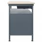 Preview: Werkbank Schwarz 120x60x85 cm Stahl