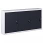 Preview: ARDEBO.de - Wand-Werkzeugschrank Industriedesign Metall Grau und Schwarz