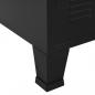 Preview: Lagerschrank Industrial Schwarz 75x40x80 cm Stahl