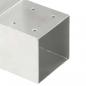 Preview: Pfostenverbinder 4 Stk. L-Form Verzinktes Metall 101 x 101 mm