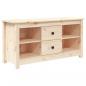 Preview: TV-Schrank 103x36,5x52 cm Massivholz Kiefer