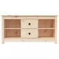 Preview: TV-Schrank 103x36,5x52 cm Massivholz Kiefer