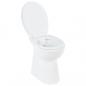 Preview: Hohe Spülrandlose Toilette Soft-Close 7 cm Höher Keramik Weiß