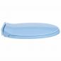 Preview: Toilettensitz mit Absenkautomatik Blau Oval