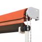 Preview: Einziehbare Markise 250×150 cm Orange und Braun