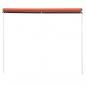 Preview: Einziehbare Markise 300×150 cm Orange und Braun