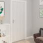 Preview: Selbstklebende Möbelfolie Weißes Holz 500 x 90 cm PVC
