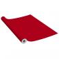 Preview: Selbstklebende Möbelfolie Rot 500 x 90 cm PVC