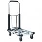 Preview: ARDEBO.de - Transportwagen Klappbar 150 kg Aluminium Silbern  