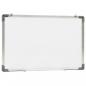 Preview: Magnetisches Whiteboard Weiß 50 x 35 cm Stahl